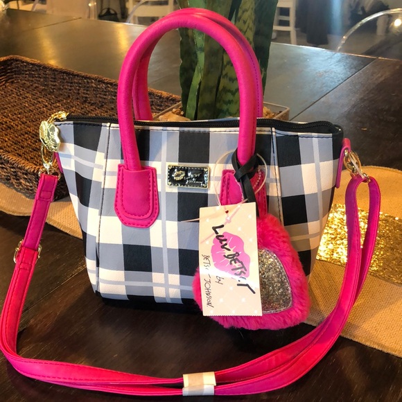 LUV BETSEY Handbags - LUV BETSEY by BETSEY JOHNSON Plaid Crossbody purse